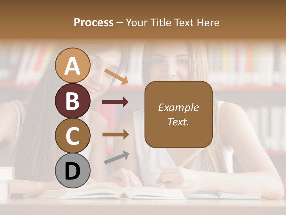 Long Hair Photography Horizontal PowerPoint Template