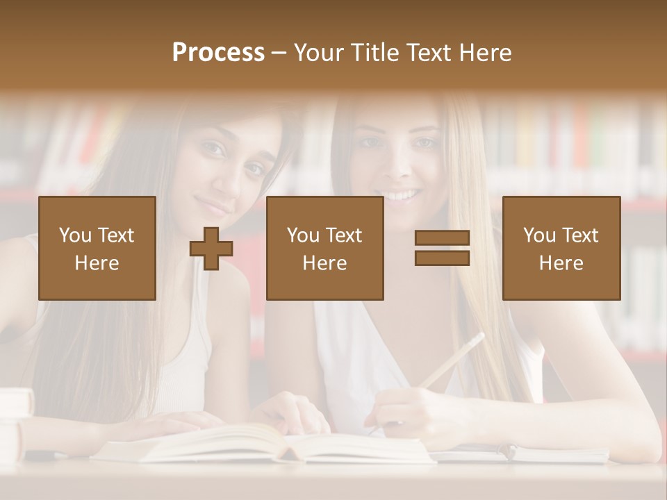 Long Hair Photography Horizontal PowerPoint Template