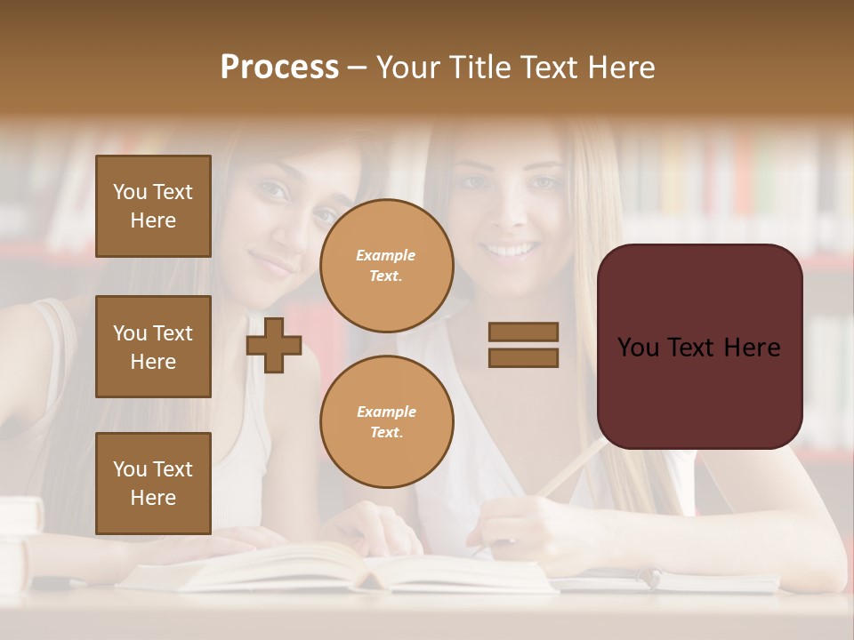 Long Hair Photography Horizontal PowerPoint Template