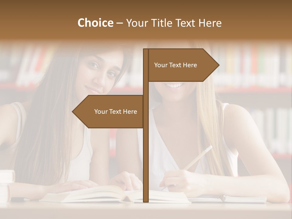 Long Hair Photography Horizontal PowerPoint Template