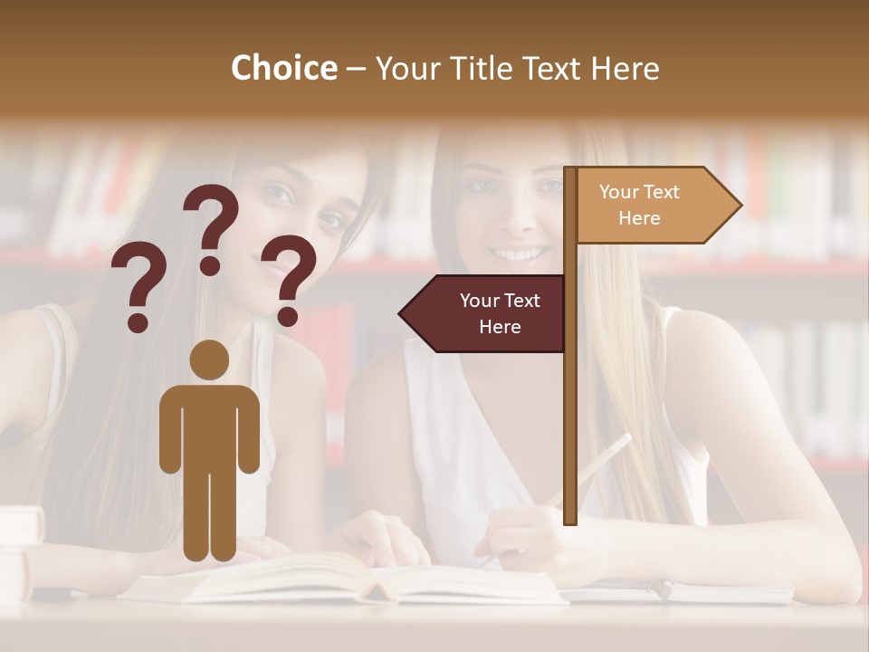 Long Hair Photography Horizontal PowerPoint Template