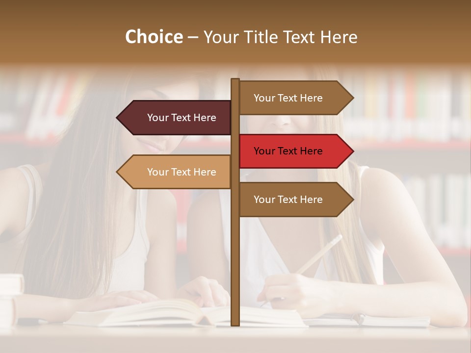 Long Hair Photography Horizontal PowerPoint Template