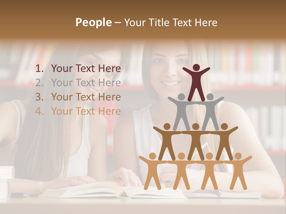 Long Hair Photography Horizontal PowerPoint Template