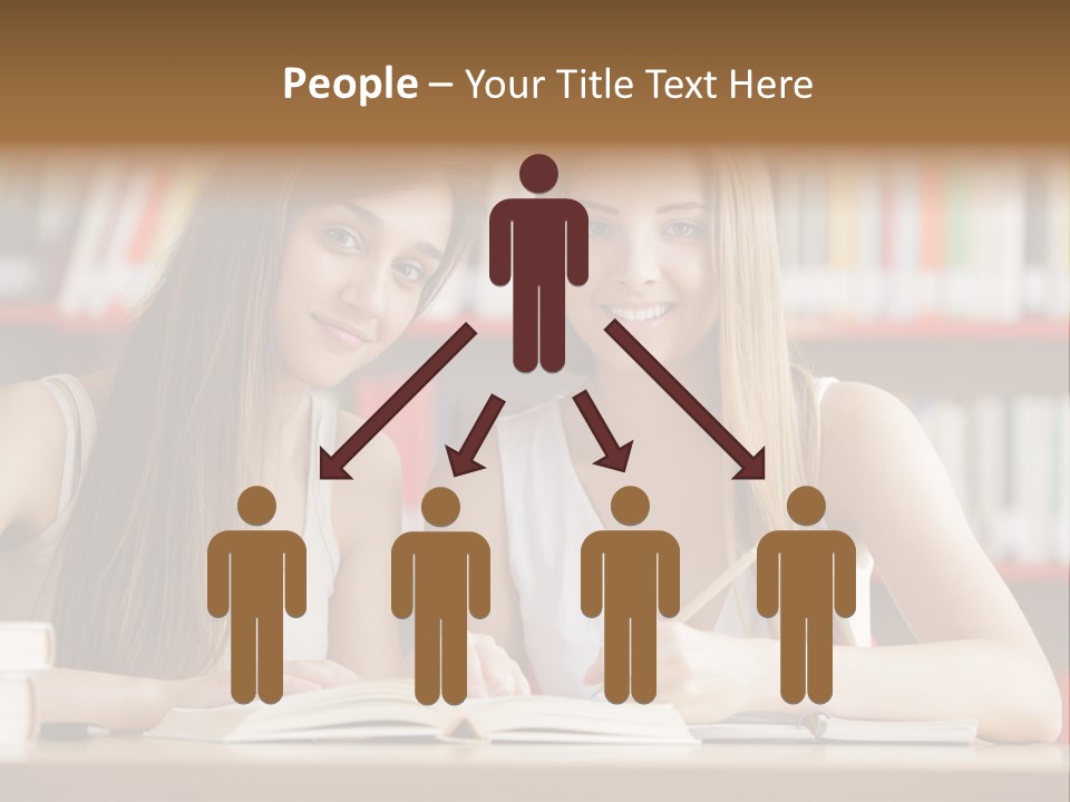 Long Hair Photography Horizontal PowerPoint Template