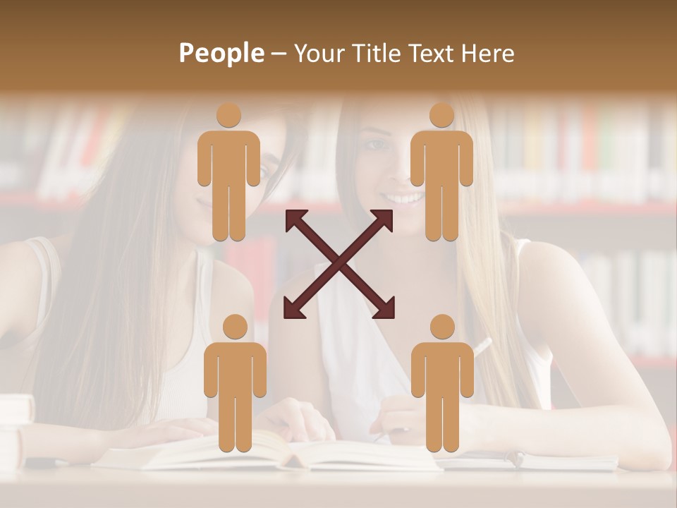 Long Hair Photography Horizontal PowerPoint Template