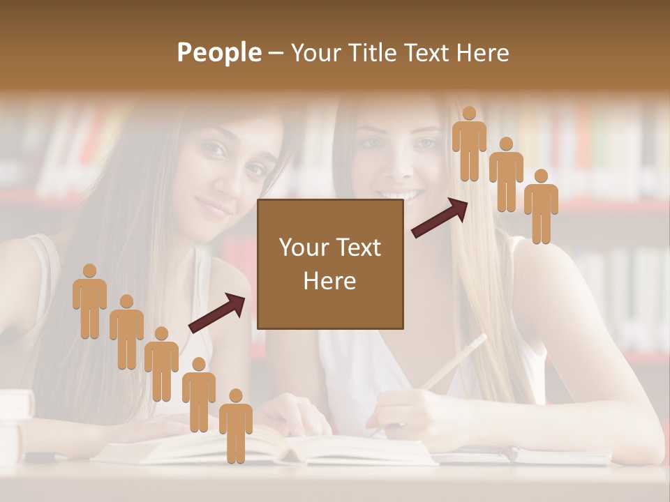 Long Hair Photography Horizontal PowerPoint Template