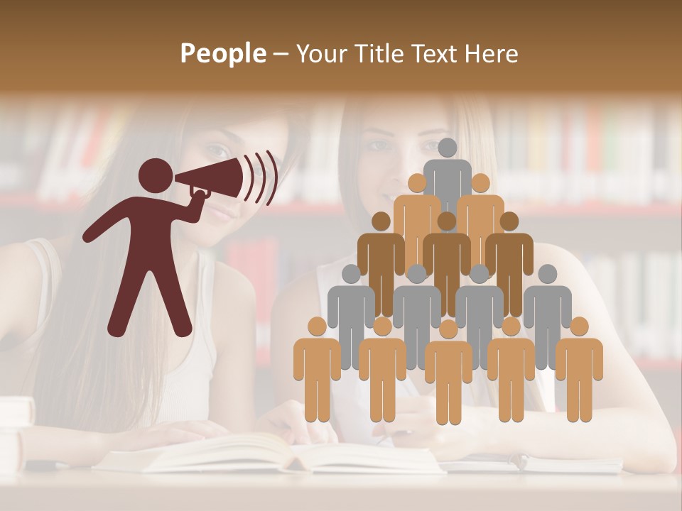 Long Hair Photography Horizontal PowerPoint Template