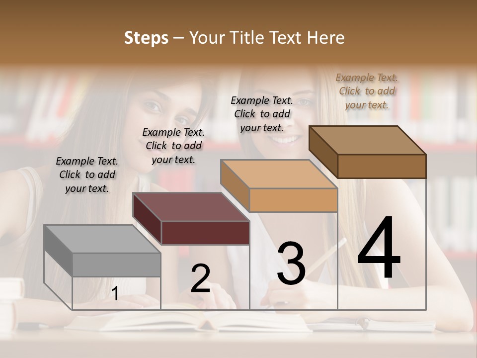 Long Hair Photography Horizontal PowerPoint Template