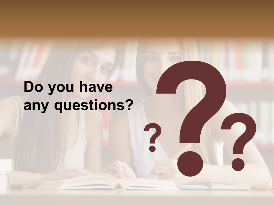 Long Hair Photography Horizontal PowerPoint Template