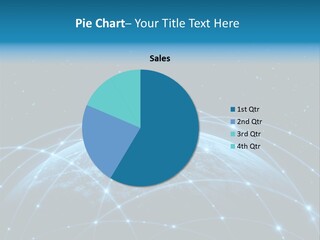 Space Blue Work PowerPoint Template