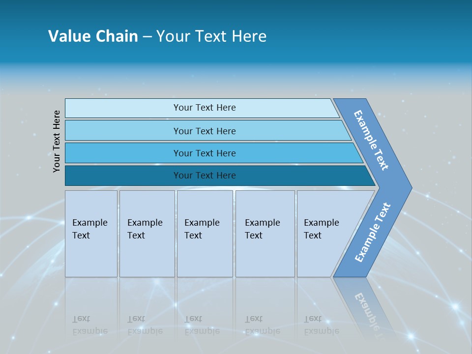 Space Blue Work PowerPoint Template