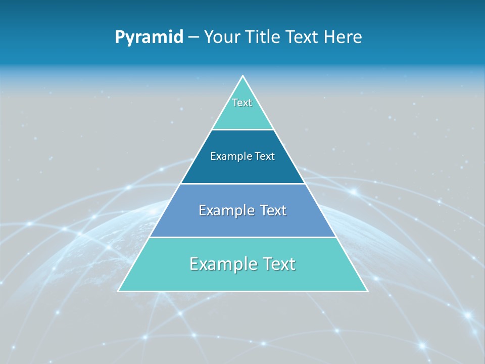 Space Blue Work PowerPoint Template