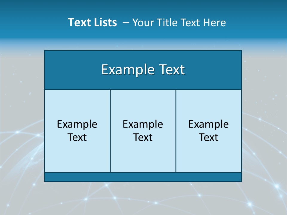 Space Blue Work PowerPoint Template