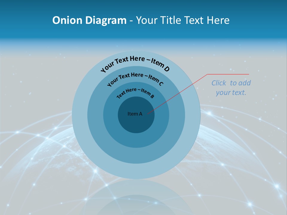 Space Blue Work PowerPoint Template