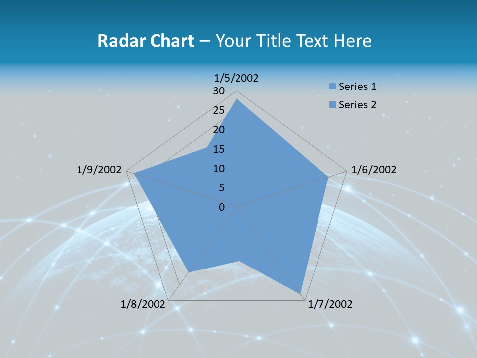 Space Blue Work PowerPoint Template