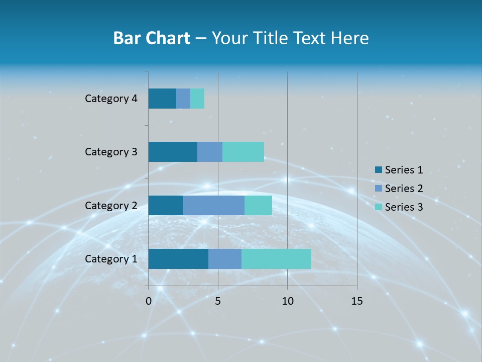 Space Blue Work PowerPoint Template