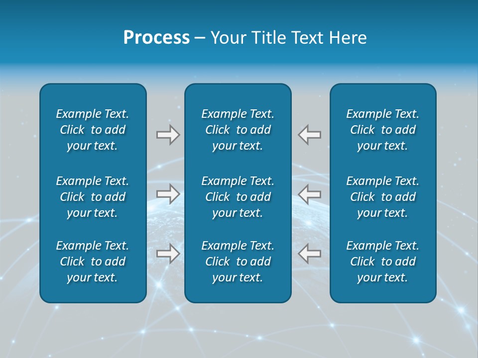 Space Blue Work PowerPoint Template