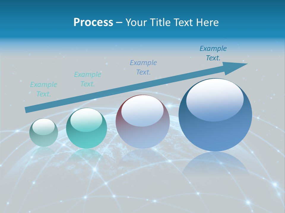 Space Blue Work PowerPoint Template