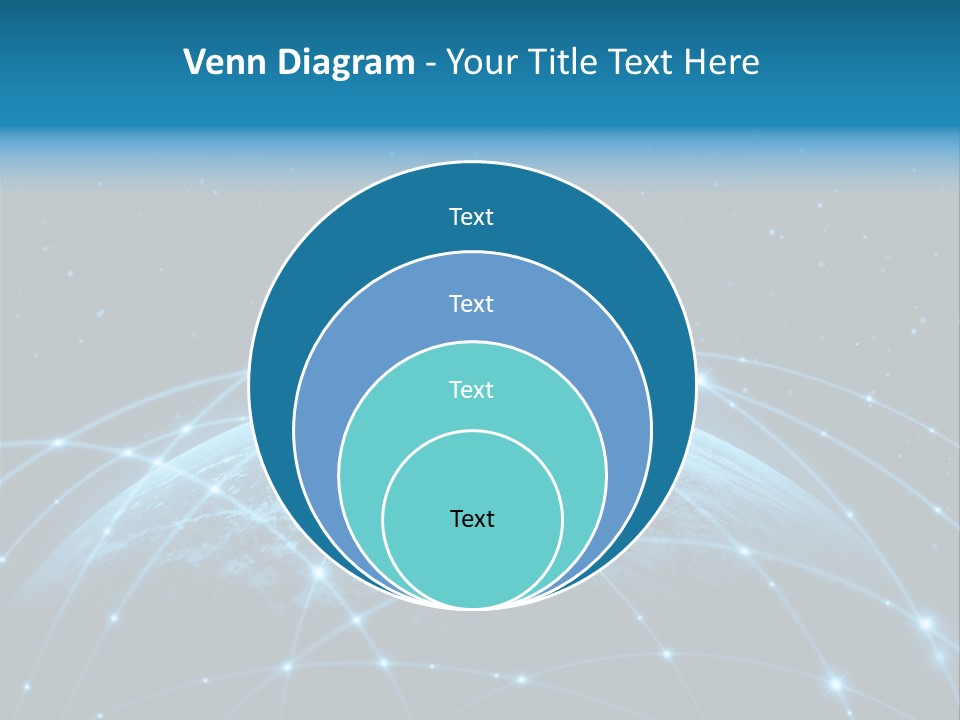 Space Blue Work PowerPoint Template