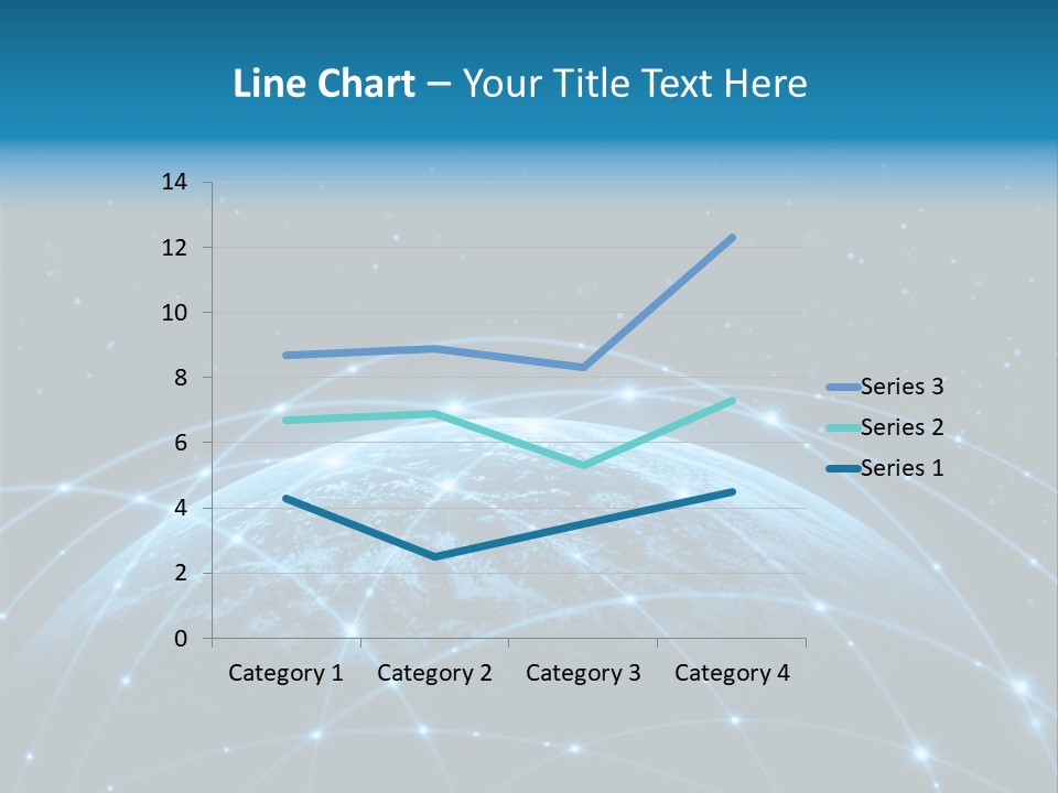Space Blue Work PowerPoint Template