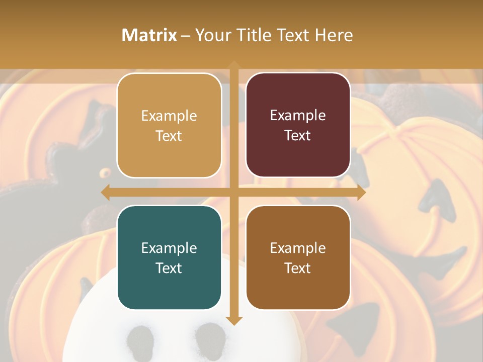 Scary Cookie Biscuits PowerPoint Template