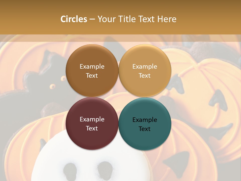 Scary Cookie Biscuits PowerPoint Template