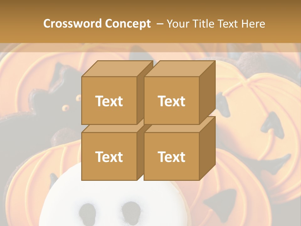 Scary Cookie Biscuits PowerPoint Template