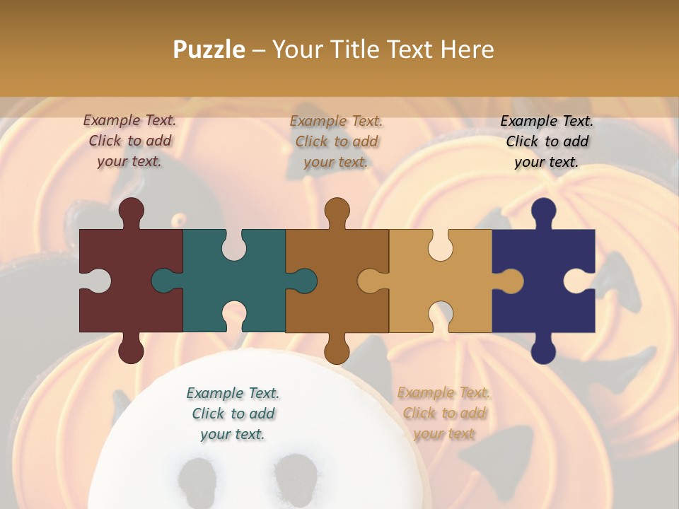 Scary Cookie Biscuits PowerPoint Template