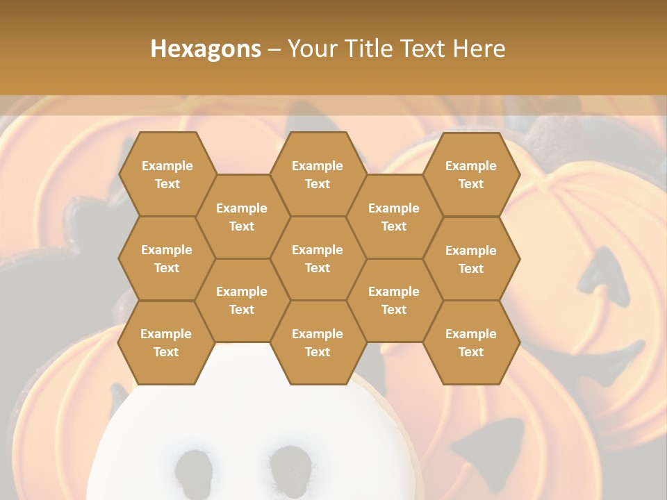 Scary Cookie Biscuits PowerPoint Template