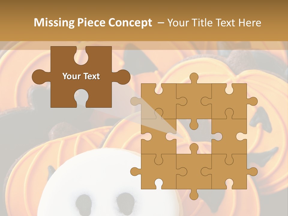 Scary Cookie Biscuits PowerPoint Template