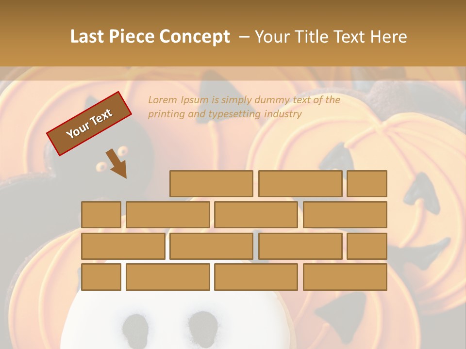 Scary Cookie Biscuits PowerPoint Template