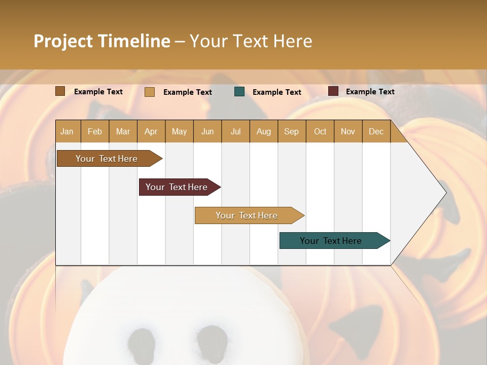 Scary Cookie Biscuits PowerPoint Template