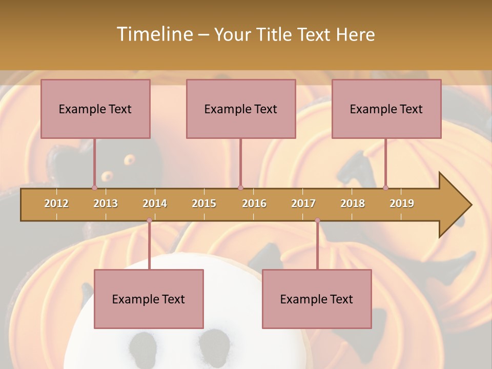 Scary Cookie Biscuits PowerPoint Template