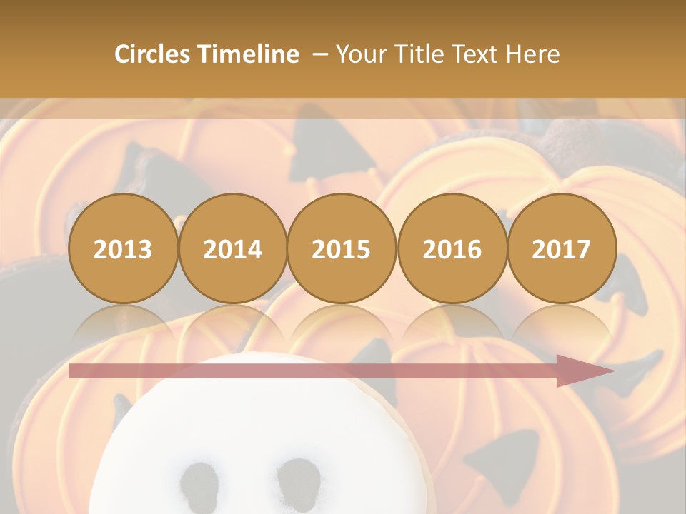 Scary Cookie Biscuits PowerPoint Template