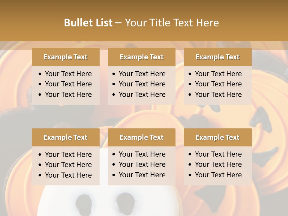 Scary Cookie Biscuits PowerPoint Template