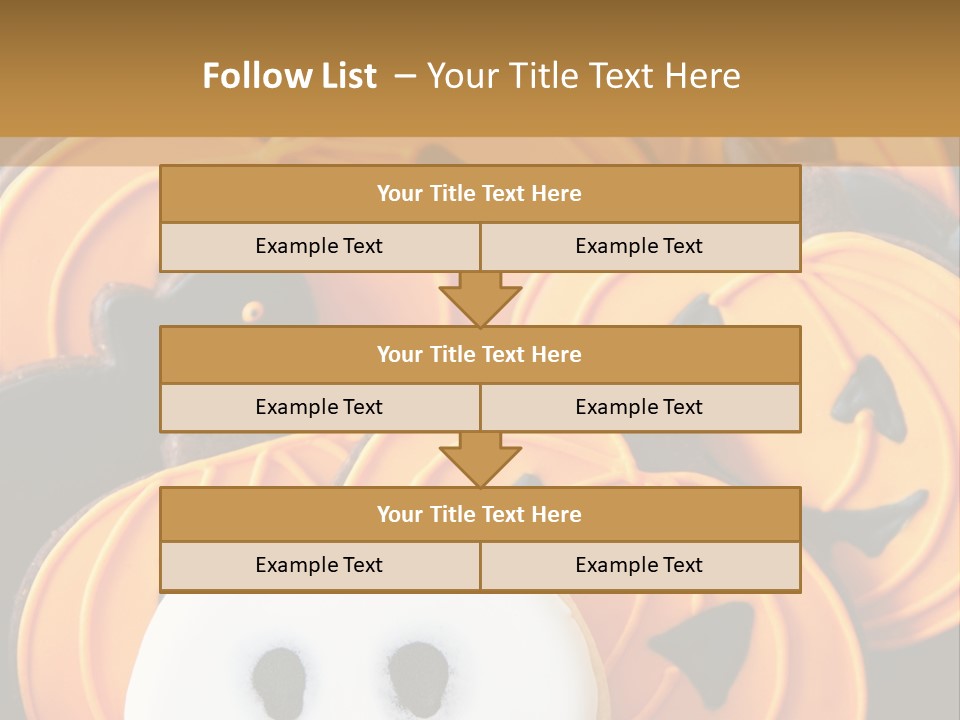 Scary Cookie Biscuits PowerPoint Template