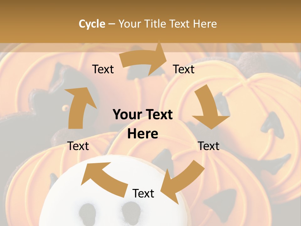 Scary Cookie Biscuits PowerPoint Template