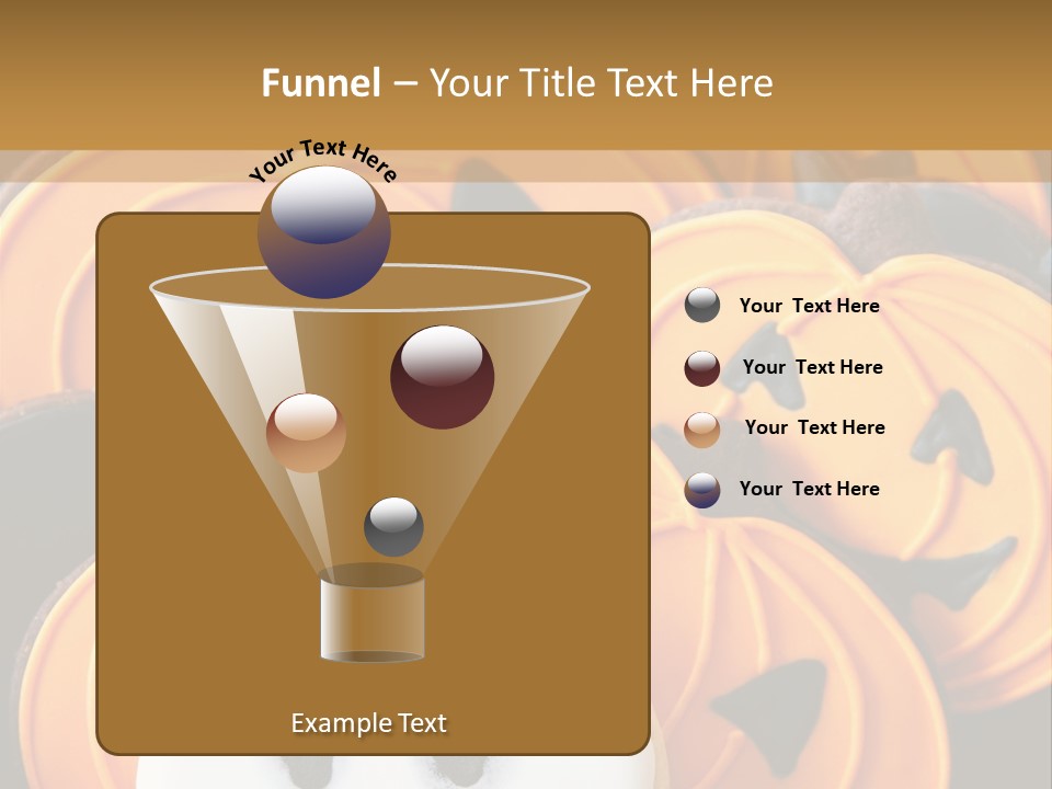 Scary Cookie Biscuits PowerPoint Template
