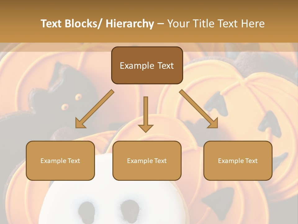 Scary Cookie Biscuits PowerPoint Template