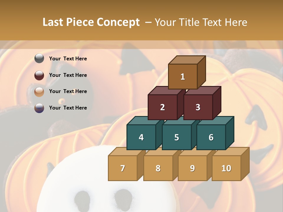 Scary Cookie Biscuits PowerPoint Template