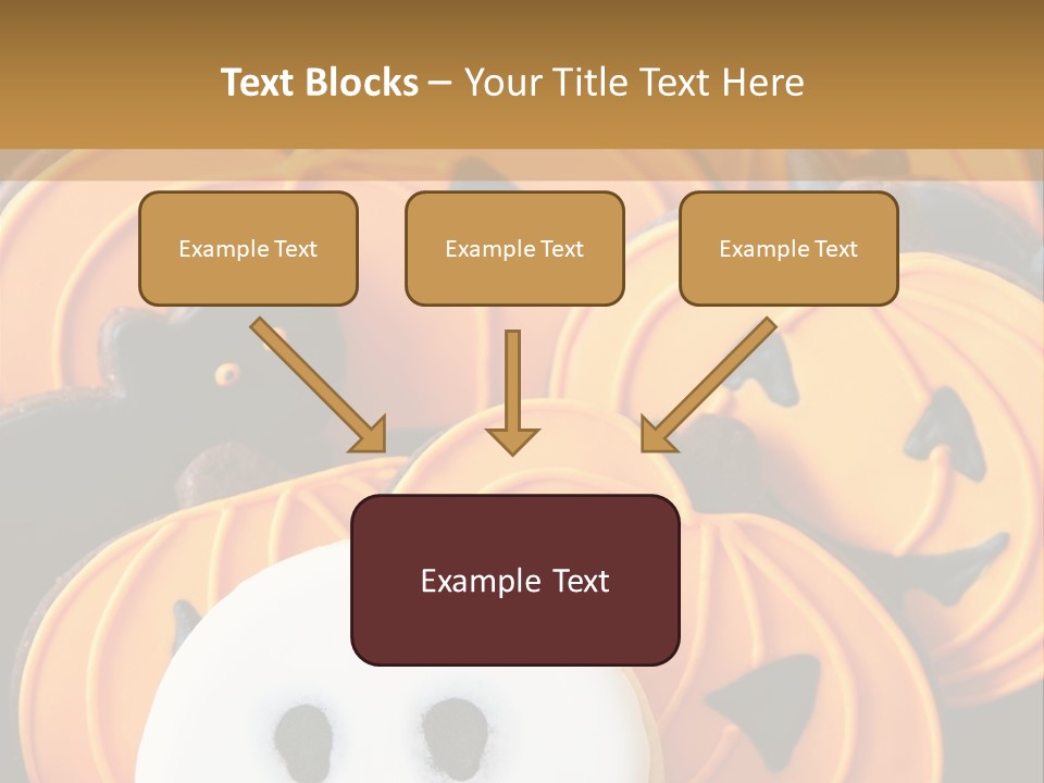Scary Cookie Biscuits PowerPoint Template