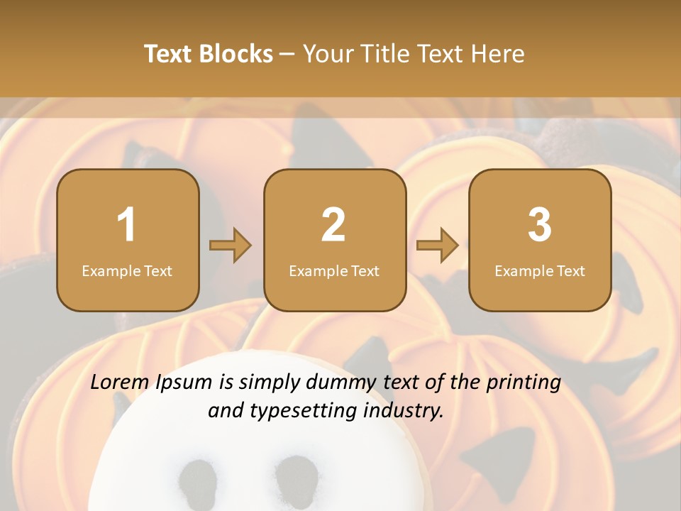 Scary Cookie Biscuits PowerPoint Template