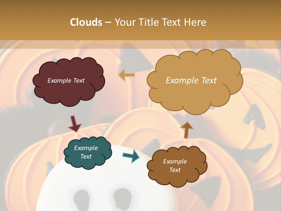 Scary Cookie Biscuits PowerPoint Template