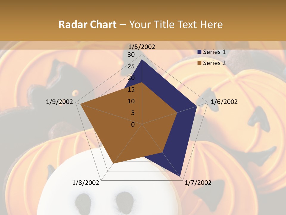 Scary Cookie Biscuits PowerPoint Template
