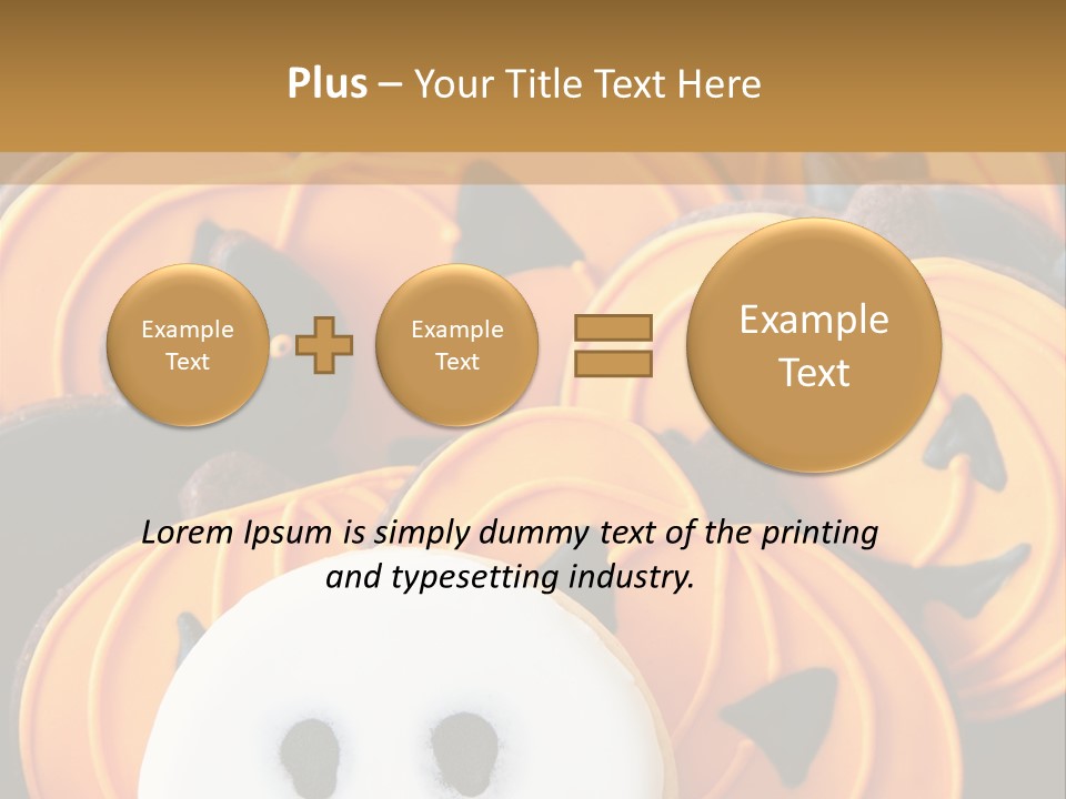 Scary Cookie Biscuits PowerPoint Template
