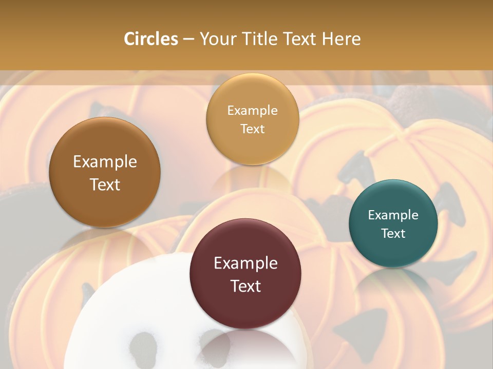 Scary Cookie Biscuits PowerPoint Template