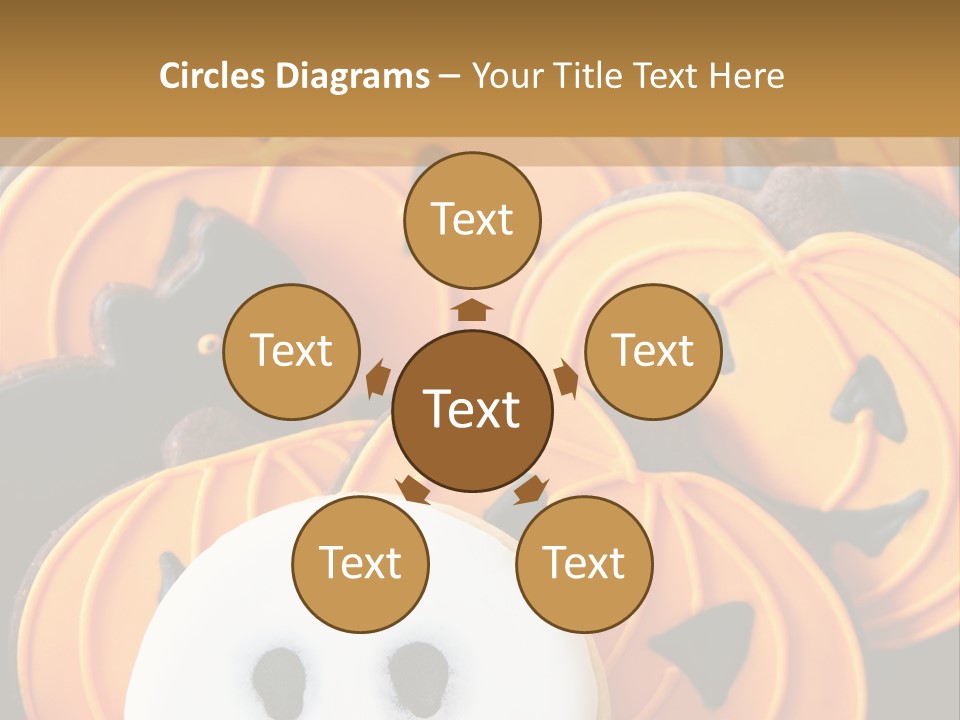 Scary Cookie Biscuits PowerPoint Template