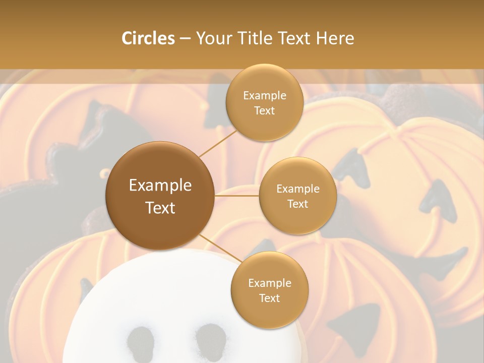 Scary Cookie Biscuits PowerPoint Template