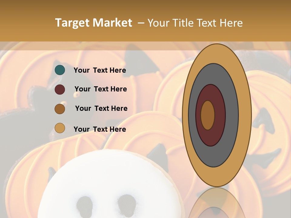 Scary Cookie Biscuits PowerPoint Template