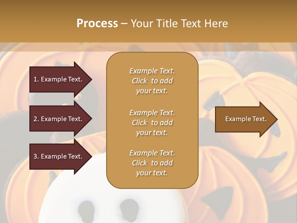 Scary Cookie Biscuits PowerPoint Template